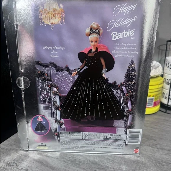 Barbie Holiday Doll in Black and Pink Dress Barbie Holiday Doll in Black and Pink Dress